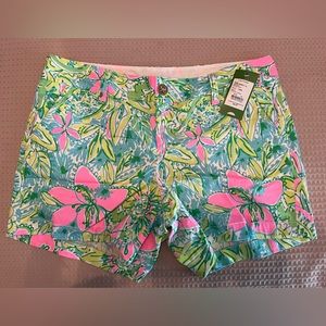 Lilly Pulitzer Callahan Shorts in Coconut Jungle print. NWT.